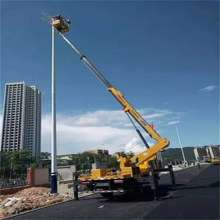 邳州维修路灯的曲臂升降车出租