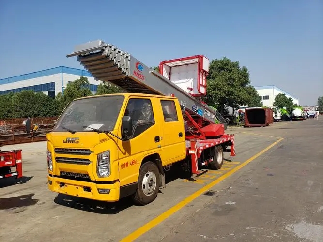 邳州附近云梯车出租 砂石搬运